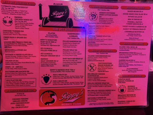 Menu photo 4 Rippy's Bar & Grill Nashville, TN