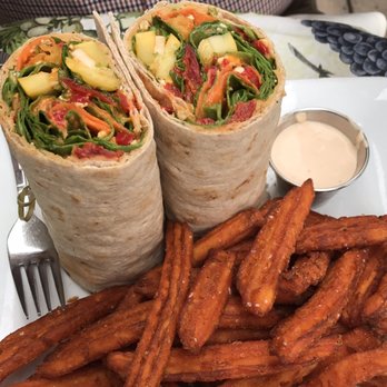 Thornton Winery - Lavash Wrap with sweet potato fries! Yummy and very large, enough for 2! - Wineries Near Me - Temecula, California Thornton Winery - Lavash Wrap with sweet potato fries! Yummy and very large, enough for 2! - Wineries Near Me - Temecula, California