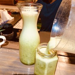 Falafel & Friends - Cucumber pineapple water