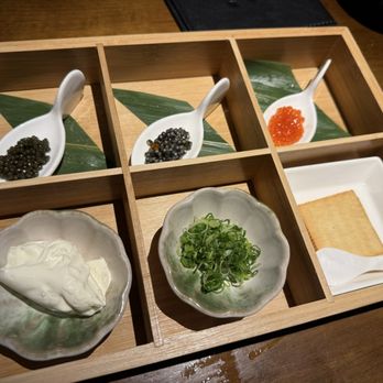 Koi - Caviar sampler - Sushi Bars Near Me - Houston, Texas Koi - Caviar sampler - Sushi Bars Near Me - Houston, Texas