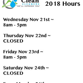 Quick & Clean - Hemet location - Thanksgiving hours 2018 - Dry Cleaning Near Me - Hemet, California Quick & Clean - Hemet location - Thanksgiving hours 2018 - Dry Cleaning Near Me - Hemet, California