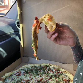 Bill's Pizza - This was our pizza right when we got it - Pizza Near Me - Prescott, Arizona
