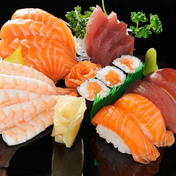 A Mix 47 - a variety of sushi on a black plate - Sushi Bars Near Me - Brooklyn, New York A Mix 47 - a variety of sushi on a black plate - Sushi Bars Near Me - Brooklyn, New York