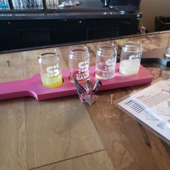 Colorado Sake - Sake flight and make your own origami crane! - Breweries Near Me - Denver, Colorado