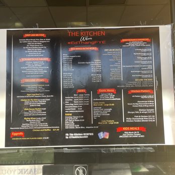 The Kitchen Restaurant - Menu - New American Near Me - Memphis, Tennessee