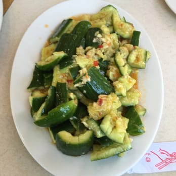 Dumpling House - Cucumber and garlic appetizer - Shanghainese Near Me - Arcadia, California