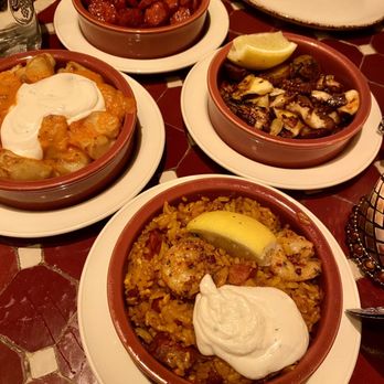 Cafe Andaluz - Paella, patatas bravas, chorizo, pulpo - Tapas/Small Plates Near Me - Edinburgh, EDH