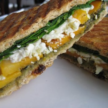 Cafe Haven - Pumpkin, feta, pesto + spinach panini. Yes! PUMPKIN! - Sandwiches Near Me - Sherwood Park, Alberta Cafe Haven - Pumpkin, feta, pesto + spinach panini. Yes! PUMPKIN! - Sandwiches Near Me - Sherwood Park, Alberta
