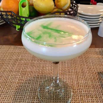 Field & Tides - El Vaquero aka piscina sour but w/ mezcal - Southern Near Me - Houston, Texas Field & Tides - El Vaquero aka piscina sour but w/ mezcal - Southern Near Me - Houston, Texas