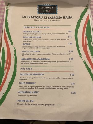 Menu photo 6 Sabrosa Italia Nuevo Vallarta, NAY Menu photo 6 Sabrosa Italia Nuevo Vallarta, NAY