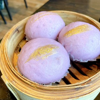 Han Palace - D1. Purple Gold Yolk Bun - Dim Sum Near Me - McLean, Virginia Han Palace - D1. Purple Gold Yolk Bun - Dim Sum Near Me - McLean, Virginia