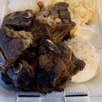 Matiki Island Barbecue - Number 7 close up. I'd just get all kalbi next time - Hawaiian Near Me - Fullerton, California Matiki Island Barbecue - Number 7 close up. I'd just get all kalbi next time - Hawaiian Near Me - Fullerton, California