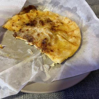 El Salsabor Restaurant - Pupusa without any curtido and/or salsa because they didn't give me any! - Salvadoran Near Me - Los Angeles, California