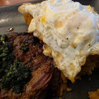 Inka Grill - The Bistec a lo Pobre is so good that everyone in the party seating next to me ordered it. - Peruvian Near Me - Roanoke, Virginia Inka Grill - The Bistec a lo Pobre is so good that everyone in the party seating next to me ordered it. - Peruvian Near Me - Roanoke, Virginia
