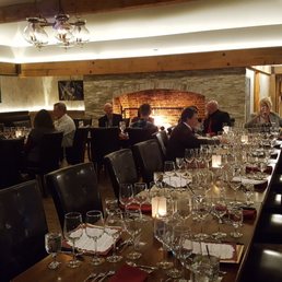 We seriously just had the best wine and food pairing ever at Rosewood, in Delavan.