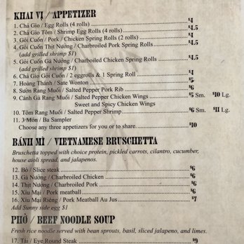 Pho Neches - Front of the Menu - Vietnamese Near Me - Port Neches, Texas