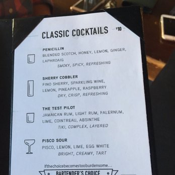 Sundry and Vice - These also change periodically but they can make pretty much any classic your heart desires - Cocktail Bars Near Me - Cincinnati, Ohio
