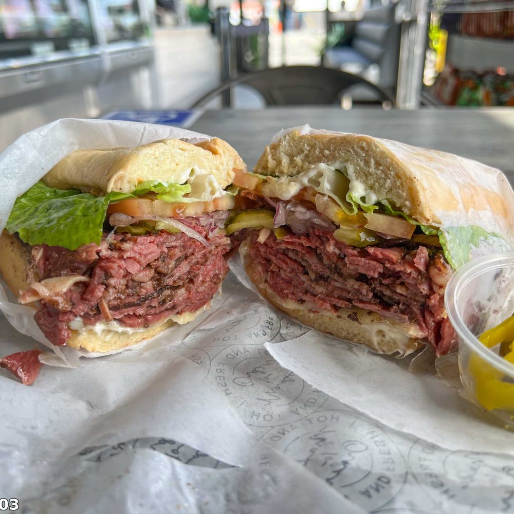 TMJ Cafe & Dough - T - Pastrami Brisket & Provolone - Donuts Near Me - Gardena, California TMJ Cafe & Dough - T - Pastrami Brisket & Provolone - Donuts Near Me - Gardena, California