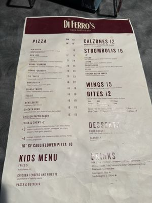 Menu photo 1 Di Ferro’s Dallas, PA Menu photo 1 Di Ferro’s Dallas, PA