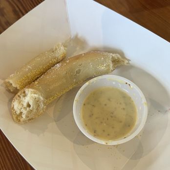 Eastern Divide - Pretzel and mustard sauce - Brewpubs Near Me - Blacksburg, Virginia