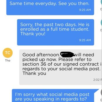 The Learning Center - CLEARLY STALKING SOCIAL MEDIA BECAUSE THEY KNOW THEY'RE NEGLECTFUL - Child Care & Day Care Near Me - Topeka, Kansas
