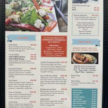 Louise's Pantry - Menu Lunch - American Near Me - La Quinta, California Louise's Pantry - Menu Lunch - American Near Me - La Quinta, California