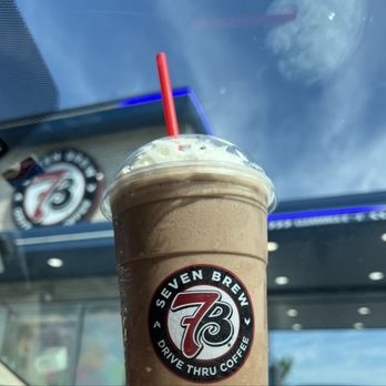 7 Brew Coffee - German chocolate blended with whipped cream - Coffee & Tea Near Me - Lake Zurich, Illinois