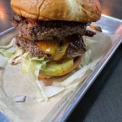 Double Rex with bacon and cheese