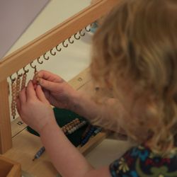 Pacific First Montessori - Team bead frame