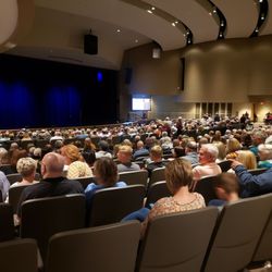 The Vista Center for the Arts - All rows in front of back section. Small and cozy.