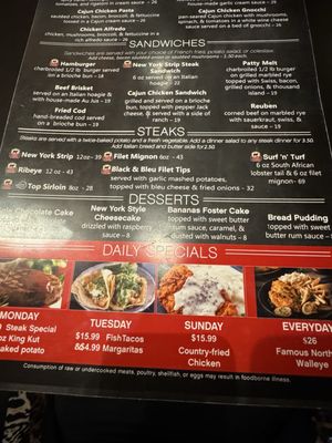 Menu photo 4 Mad Dog and Cat's Steak, Seafood, and Spirits Weldon Spring, MO