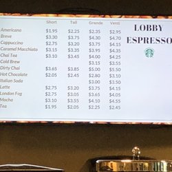 Lobby Espresso - Menu