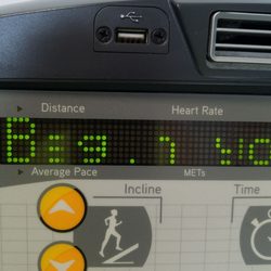 Snap Fitness - Ethernet charging port on a treadmill ...never saw that before.