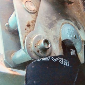 Bottoms Boat Diving - New anode on hydraulic swim step - Boat Repair Near Me - Seattle, Washington Bottoms Boat Diving - New anode on hydraulic swim step - Boat Repair Near Me - Seattle, Washington