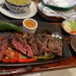 La Cosecha Mexican Table - Steak fajitas are always a fav!!