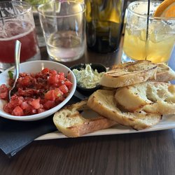 Salut Wine and Cocktail Lounge - Tomato bruschetta