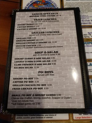 Menu photo 4 Bluewater Seafood - Spring Spring, TX