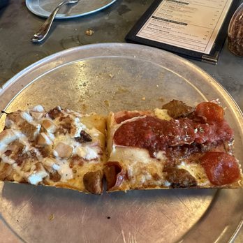 Via 313 - Half carnivore and half funkadelic chicken - Detroit style. - Pizza Near Me - Webster, Texas