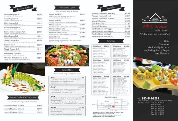 Menu photo 5 M&E House sushi+ramen Oakville, ON