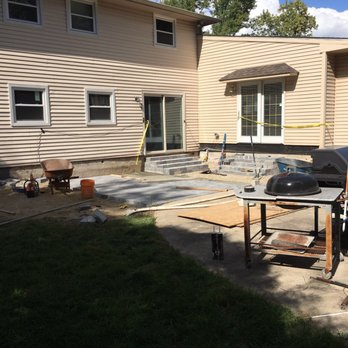 Impact Landscapes - a patio being built - Landscaping Near Me - Pitman, New Jersey