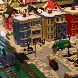 Wenham Museum - Lego model railroad exhibit.