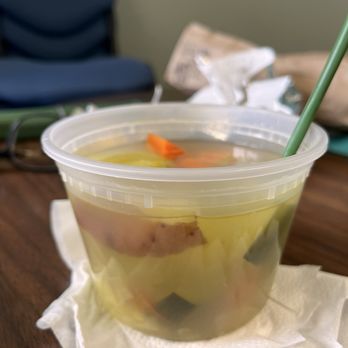 La Piñata - Soup and you can see how watery it is - Mexican Near Me - Hayward, California