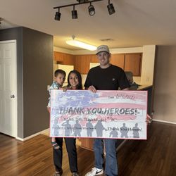 Thank You Heroes Home Rebate Program - We will fight for our heroes and go above and beyond to bring these smiles to their faces! Welcome to homeownership and your future!!!