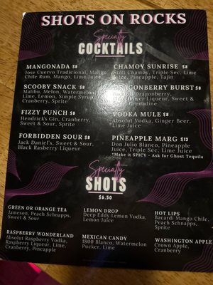 Menu photo 2 Shots On Rocks Oklahoma City, OK Menu photo 2 Shots On Rocks Oklahoma City, OK