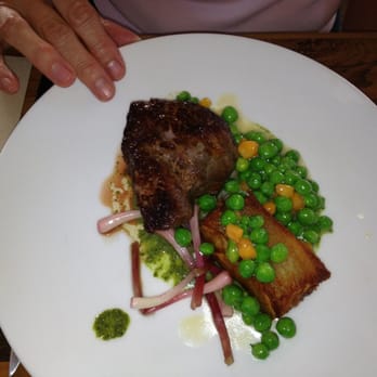 The Table - The lamb was a little tough, but I loved the ramps and the potato cake on the side! - New American Near Me - San Jose, California