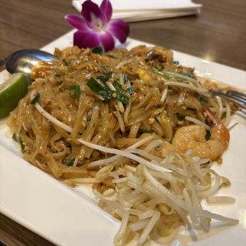 Absolute Thai Cuisine - Shrimp Pad Tai - Thai Near Me - Fulshear, Texas Absolute Thai Cuisine - Shrimp Pad Tai - Thai Near Me - Fulshear, Texas
