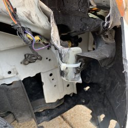 DOBBS TIRE & AUTO CENTERS - And this is where they zip tied them up!