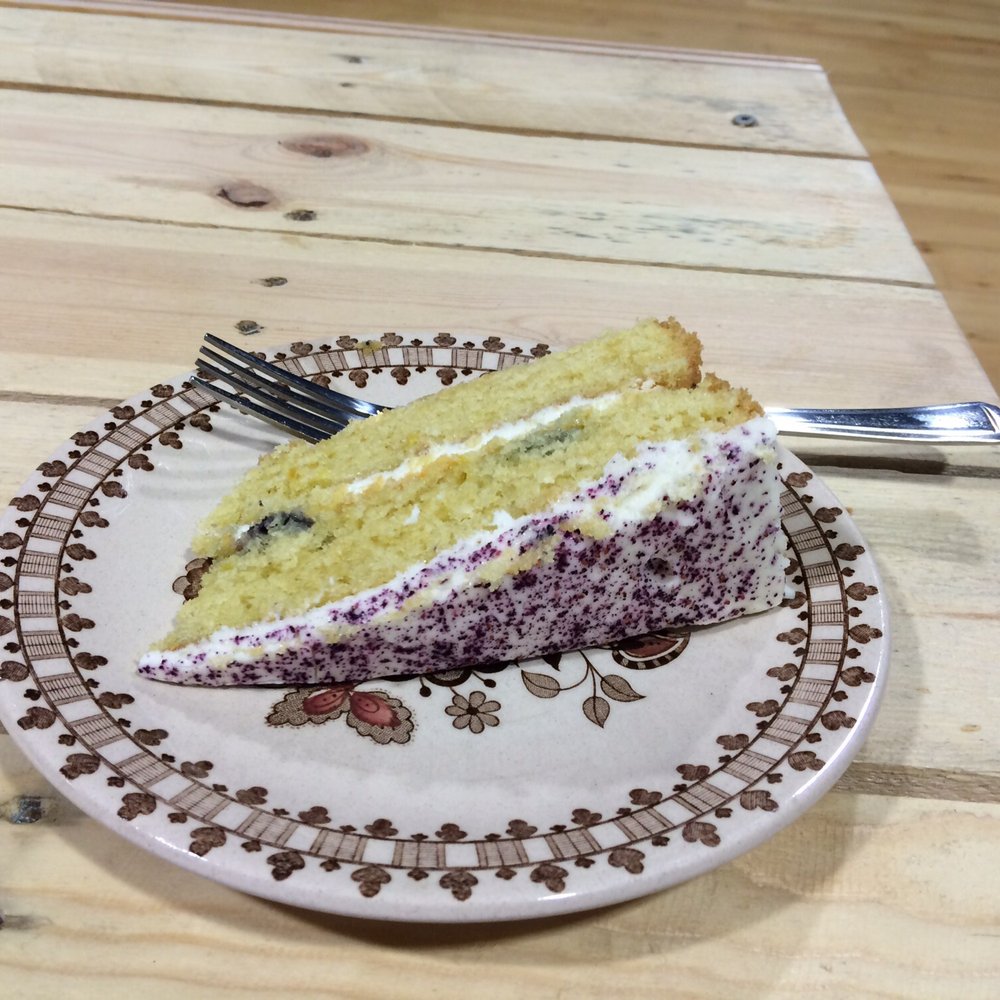 For Fika Sake - Blueberry-lemon cake - Cafes Near Me - Glasgow, GLG