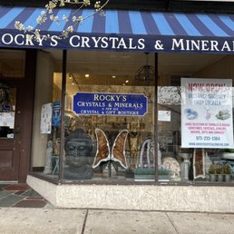 Exterior outside entrance of Rocky's Crystals & Minerals - Montclair, New Jersey Exterior outside entrance of Rocky's Crystals & Minerals - Montclair, New Jersey