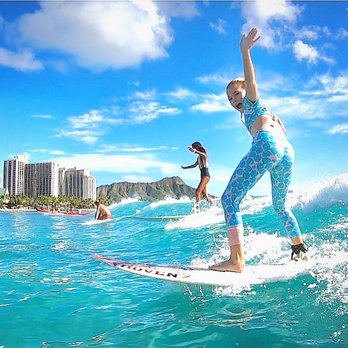 Mickeys Surf School - Kids often teach me how to remember to smile and just have fun - Paddleboarding Near Me - Honolulu, Hawaii